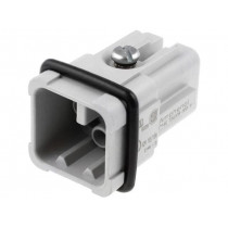 C146 10A008 000 2; Connector: HDC; male; C146,heavy|mate D; PIN: 8; size A3; 16A; 42V; AMPHENOL C146 10A008 000 2; Connector: HDC; male; C146,heavy|mate D; PIN: 8; size A3; 16A; 42V; AMPHENOL