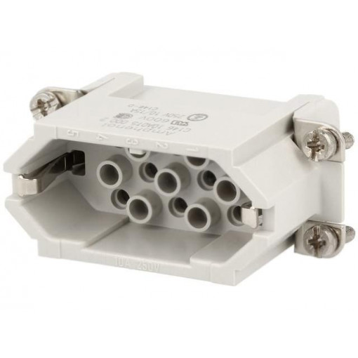 C146 10A015 000 2; Connector: HDC; male; C146,heavy|mate D; PIN: 15; 15+PE; size A10; AMPHENOL