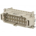 C146 10A016 002 1; Connector: HDC; contact insert; male; C146; PIN: 16; 16+PE; size E16; AMPHENOL