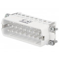 C146 10A016 004 4; Connector: HDC; contact insert; male; C146; PIN: 16; 16+PE; 14A; 250V; AMPHENOL