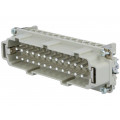 C146 10A024 002 1; Connector: HDC; contact insert; male; C146; PIN: 24; 24+PE; size E24; AMPHENOL