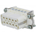C146 10B010 002 4; Connector: HDC; contact insert; female; C146; PIN: 10; 10+PE; 16A; AMPHENOL
