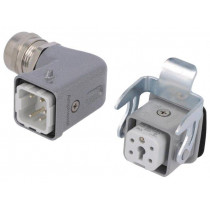 C146 10E004 926 4; Connector: HDC; male + female; C146; PIN: 5; 4+PE; size A3; M20; 10A; AMPHENOL