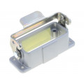 C146 10F015 000 2; Enclosure: for HDC connectors; C146; size A10; with latch; IP65; AMPHENOL