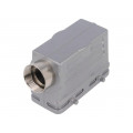 C146 10G016 500 1; Enclosure: for HDC connectors; C146; size E16; for cable; angled; AMPHENOL