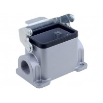 C146 10N006 803 1; Enclosure: for HDC connectors; C146; size E6; with latch; M20; AMPHENOL