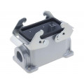C146 10N010 500 1; Enclosure: for HDC connectors; C146; size E10; with double latch; AMPHENOL