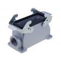 C146 10N016 500 1; Enclosure: for HDC connectors; C146; size E16; with double latch; AMPHENOL