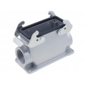 C146 10N016 500 2; Enclosure: for HDC connectors; C146; size E16; with double latch; AMPHENOL