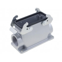 C146 10N016 500 2; Enclosure: for HDC connectors; C146; size E16; with double latch; AMPHENOL