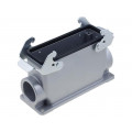 C146 10N024 500 2; Enclosure: for HDC connectors; C146; size E24; with double latch; AMPHENOL