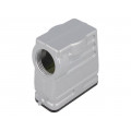 C146 21R015 500 2; Enclosure: for HDC connectors; C146; size A10; for cable; angled; AMPHENOL