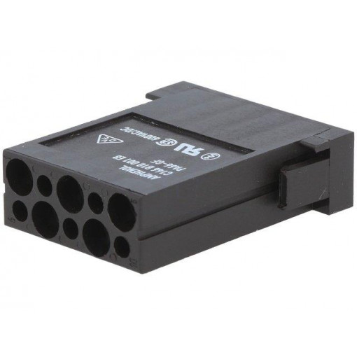 C146 B10 001 E8; Connector: HDC; module; female; C146,heavy|mate M; PIN: 10; 400V; AMPHENOL