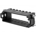 C146 P24 001 G8; Frame for modules; male; C146,heavy|mate M; size E24; Modules: 7; AMPHENOL