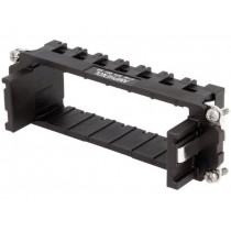 C146 S24 001 G8; Frame for modules; female; C146,heavy|mate M; size E24; AMPHENOL