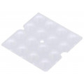 C15431_STRADELLA-16-HB-M; LED lens; square; Mat: PMMA plexiglass; transparent; H: 7.5mm; LEDIL C15431_STRADELLA-16-HB-M; LED lens; square; Mat: PMMA plexiglass; transparent; H: 7.5mm; LEDIL