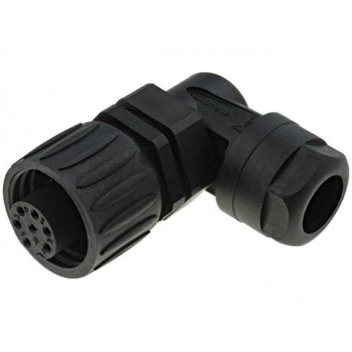 C016 30F006 100 12; Connector: circular; plug; PIN: 7; female; soldering; silver plated; AMPHENOL