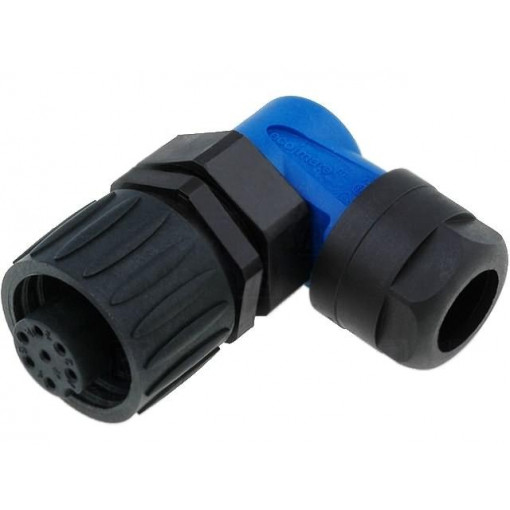 C016 30F006 100 10; Connector: circular; plug; PIN: 7; female; soldering; silver plated; AMPHENOL