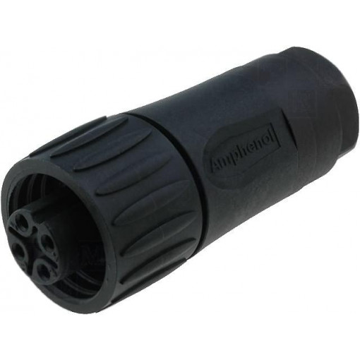 C016 20D003 110 12; Connector: circular; plug; PIN: 4; female; screw terminal; 400V; 16A; AMPHENOL C016 20D003 110 12; Connector: circular; plug; PIN: 4; female; screw terminal; 400V; 16A; AMPHENOL