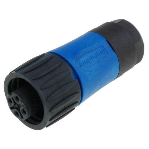C016 20D003 110 10; Connector: circular; plug; PIN: 4; female; screw terminal; 400V; 16A; AMPHENOL C016 20D003 110 10; Connector: circular; plug; PIN: 4; female; screw terminal; 400V; 16A; AMPHENOL