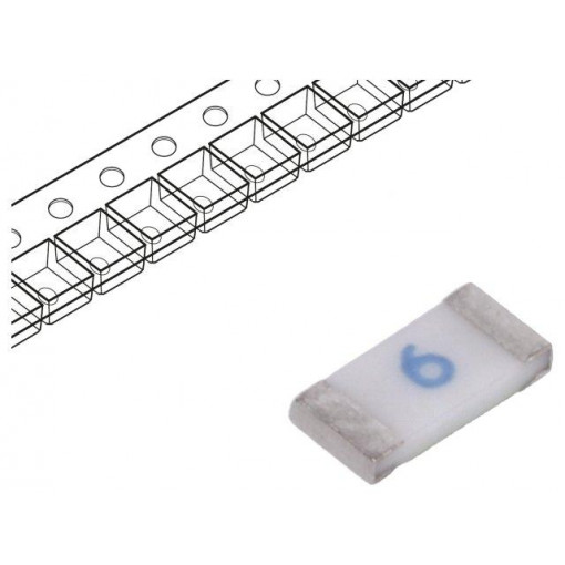 0685F6000-01; Fuse: fuse; quick blow; 6A; 125VAC; SMD; ceramic; Case: 1206; C1F; BEL FUSE 0685F6000-01; Fuse: fuse; quick blow; 6A; 125VAC; SMD; ceramic; Case: 1206; C1F; BEL FUSE