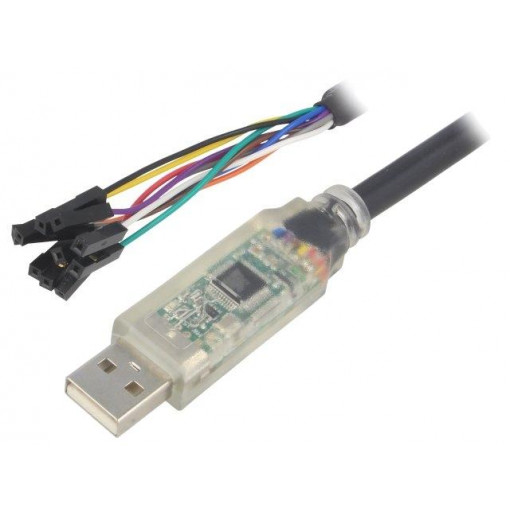 C232HD-DDHSP-0; Module: cable integrated; UART,USB; 1.8m; 3,3VDC; FTDI C232HD-DDHSP-0; Module: cable integrated; UART,USB; 1.8m; 3,3VDC; FTDI