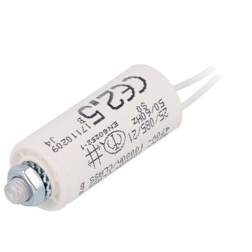 C274ACA4250AL0J; Capacitor: motors, run; 2.5uF; 470VAC; Ø25x55mm; -25÷85°C; ±5%; KEMET