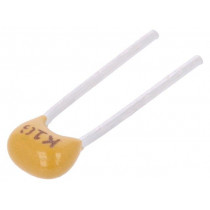 C315C101G1G5TA; Capacitor: ceramic; MLCC,monolithic; 100pF; 100V; C0G; ±2%; THT; KEMET