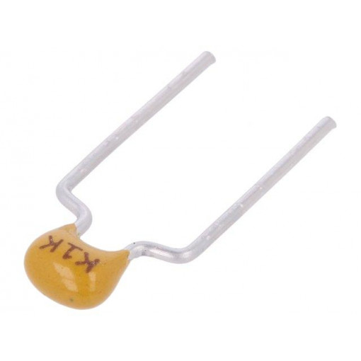 C317C222K1R5TA; Capacitor: ceramic; MLCC,monolithic; 2.2nF; 100V; X7R; ±10%; THT; KEMET