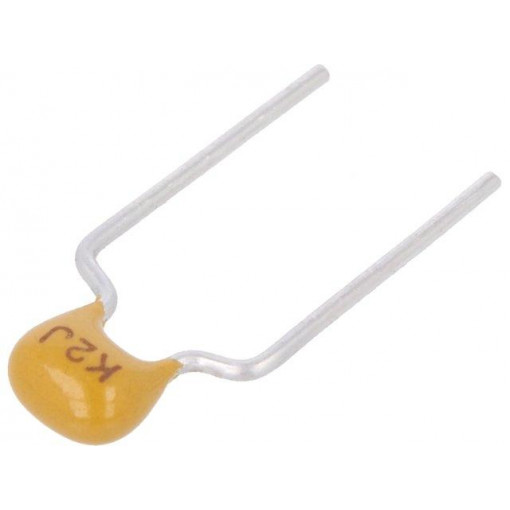 C322C100J2G5TA; Capacitor: ceramic; MLCC,monolithic; 10pF; 200V; C0G; ±5%; THT; KEMET