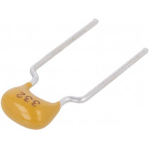 C322C332J1G5TA; Capacitor: ceramic; MLCC,monolithic; 3.3nF; 100V; C0G; ±5%; THT; KEMET