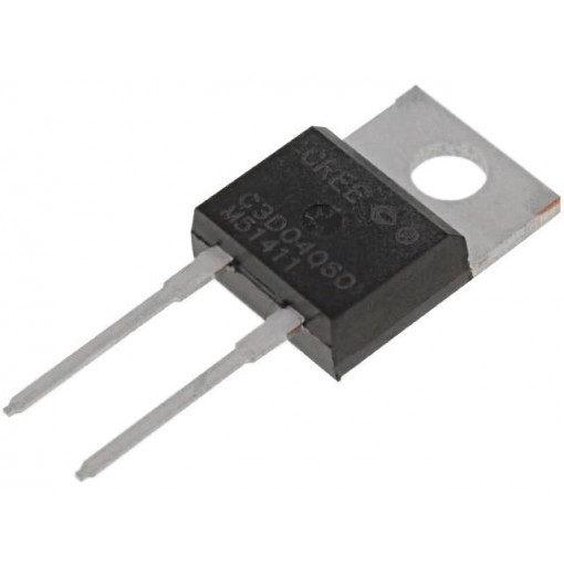 C3D04060A; Diode: Schottky rectifying; SiC; THT; 600V; 4A; 75W; TO220-2; Wolfspeed(CREE)
