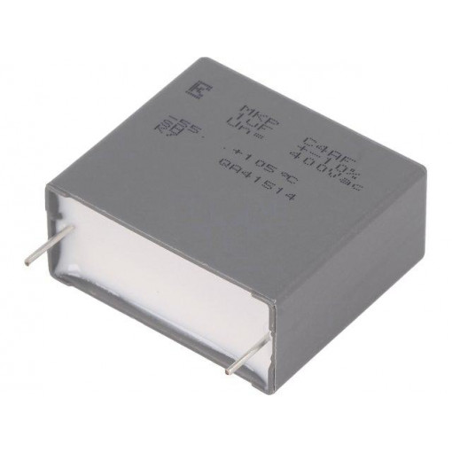 C4AF3BU4100A1YK; Capacitor: polypropylene; 1uF; ESR: 7.9mΩ; C4AF; THT; ±10%; 141V/μs; KEMET