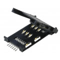 C707 10M006 000 2; Connector: for cards; SIM; SMT; PIN: 6; 3mm; 100mΩ; AMPHENOL