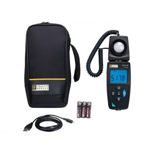 C.A 1110; Meter: light meter; LCD,with a backlit; 0,1÷200000lx; 3%; 345g; CHAUVIN ARNOUX