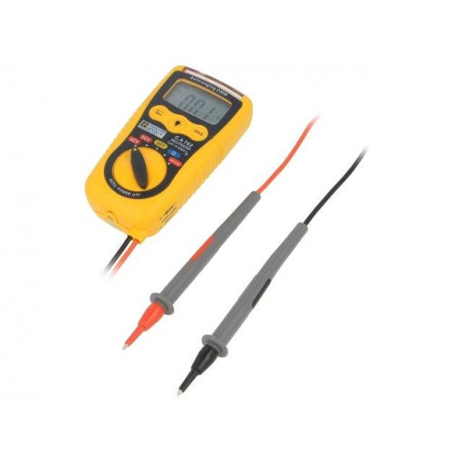 C.A 702; Digital multimeter; LCD (1999); VDC: 200m/2/20/200/600V; CHAUVIN ARNOUX