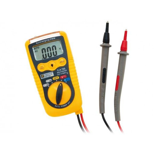 C.A 703; Digital multimeter; LCD (1999); VDC: 200m/2/20/200/600V; CHAUVIN ARNOUX C.A 703; Digital multimeter; LCD (1999); VDC: 200m/2/20/200/600V; CHAUVIN ARNOUX