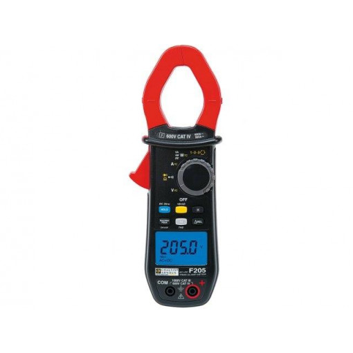 F205; AC/DC digital clamp meter; Øcable: 34mm; I DC: 0,15÷900A; 340g; CHAUVIN ARNOUX