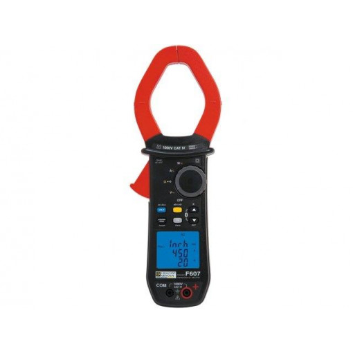 F607; AC/DC digital clamp meter; Øcable: 60mm; I DC: 0,15÷3000A; 640g; CHAUVIN ARNOUX F607; AC/DC digital clamp meter; Øcable: 60mm; I DC: 0,15÷3000A; 640g; CHAUVIN ARNOUX