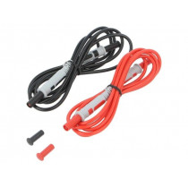 P01295452Z; Set of test leads; Inom: 15A; Len: 1.5m; red and black; CHAUVIN ARNOUX