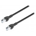 CA00613.00C03; Patch cord; SF/UTP; 5e; stranded; Cu; PVC; black; Len: 3m; 26AWG; BELDEN