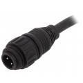 CA016 1A013 015 12; Connector: circular; plug; PIN: 4; male; cables; IP65,IP67; 18A; 1.5m; AMPHENOL CA016 1A013 015 12; Connector: circular; plug; PIN: 4; male; cables; IP65,IP67; 18A; 1.5m; AMPHENOL