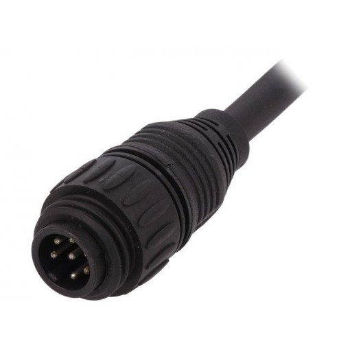 CA016 1A026 015 12; Connector: circular; plug; PIN: 7; male; cables; IP65,IP67; 10A; 1.5m; AMPHENOL