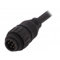 CA016 1A026 050 12; Connector: circular; plug; PIN: 7; male; cables; IP65,IP67; 10A; 5m; AMPHENOL CA016 1A026 050 12; Connector: circular; plug; PIN: 7; male; cables; IP65,IP67; 10A; 5m; AMPHENOL
