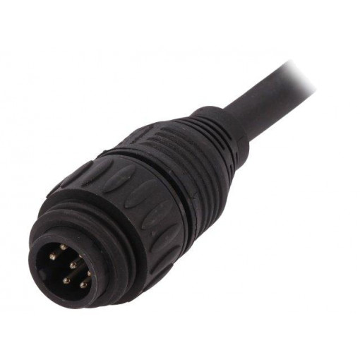 CA016 1A026 050 12; Connector: circular; plug; PIN: 7; male; cables; IP65,IP67; 10A; 5m; AMPHENOL