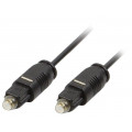 CA1009; Cable; Toslink plug,both sides; 3m; Øcore: 2.4mm; LOGILINK