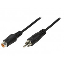 CA1033; Cable; RCA socket,RCA plug; 10m; black; LOGILINK CA1033; Cable; RCA socket,RCA plug; 10m; black; LOGILINK