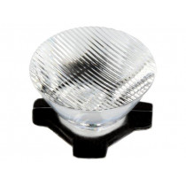 CA11267_HEIDI-O-90; LED lens; round; milky; 8/55°; Mounting: adhesive tape; H: 21.1mm; LEDIL