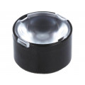 CA12056_TINA2-W; LED lens; round; Mat: PMMA plexiglass; transparent; 40÷57°; LEDIL CA12056_TINA2-W; LED lens; round; Mat: PMMA plexiglass; transparent; 40÷57°; LEDIL