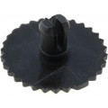 14003-NE; Knob; thumbwheel; black; Ø16mm; Application: CA14; ACP 14003-NE; Knob; thumbwheel; black; Ø16mm; Application: CA14; ACP